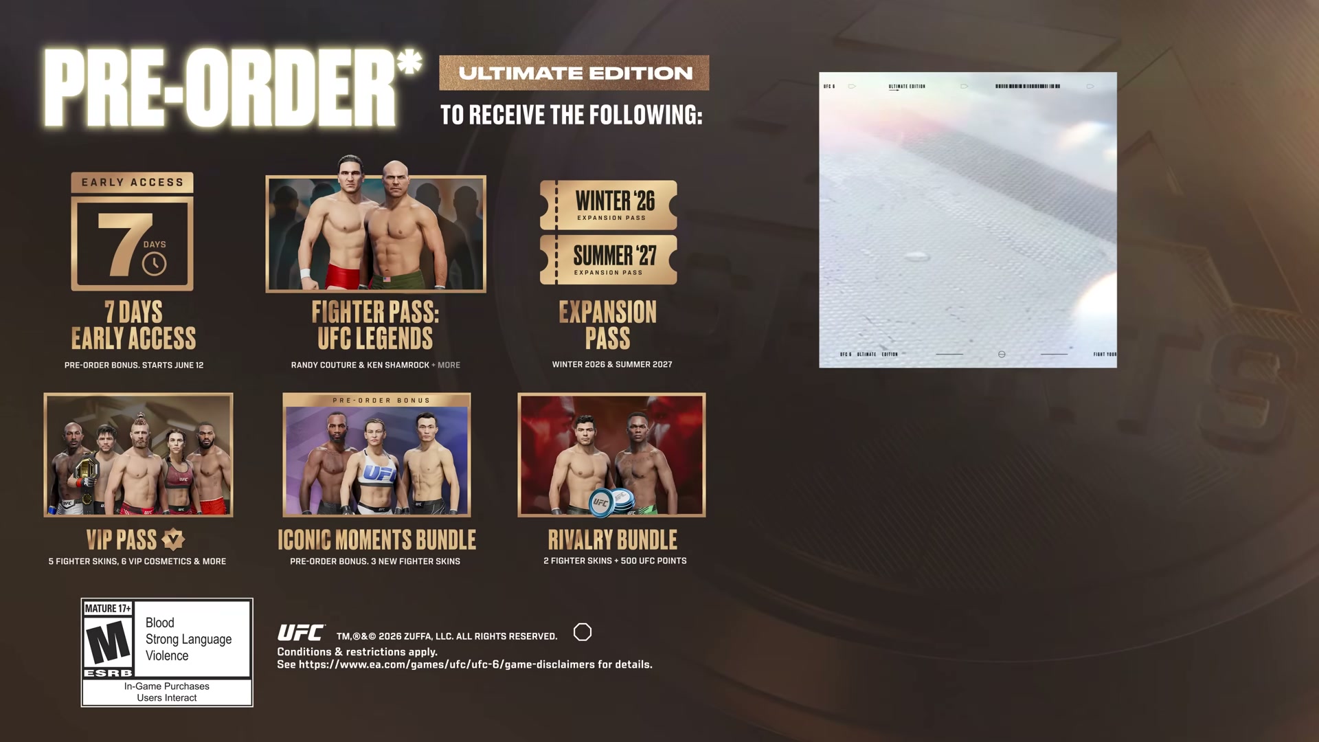EA SPORTS UFC 6 伝説の殿堂モード