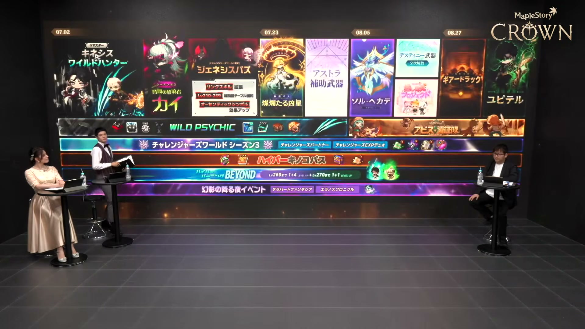 メイプルストーリー CROWN 育成支援イベントのイメージ